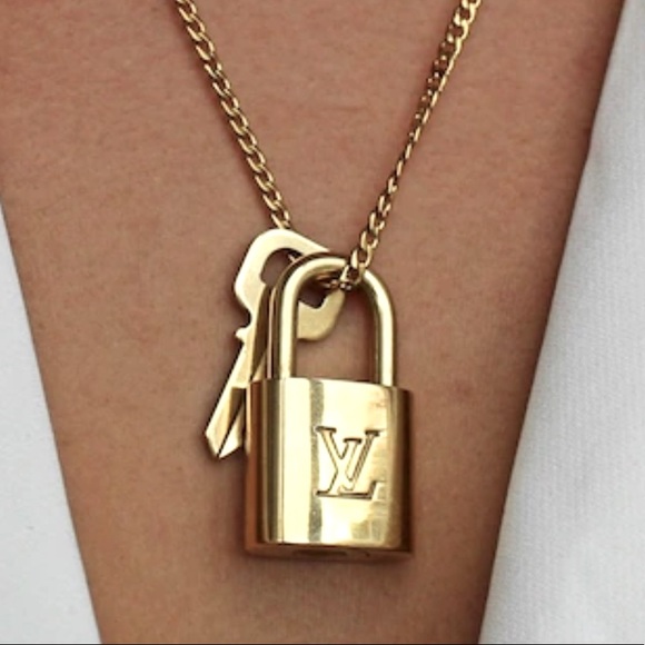 Louis Vuitton Jewelry - - Authentic Lv Padlock on chain